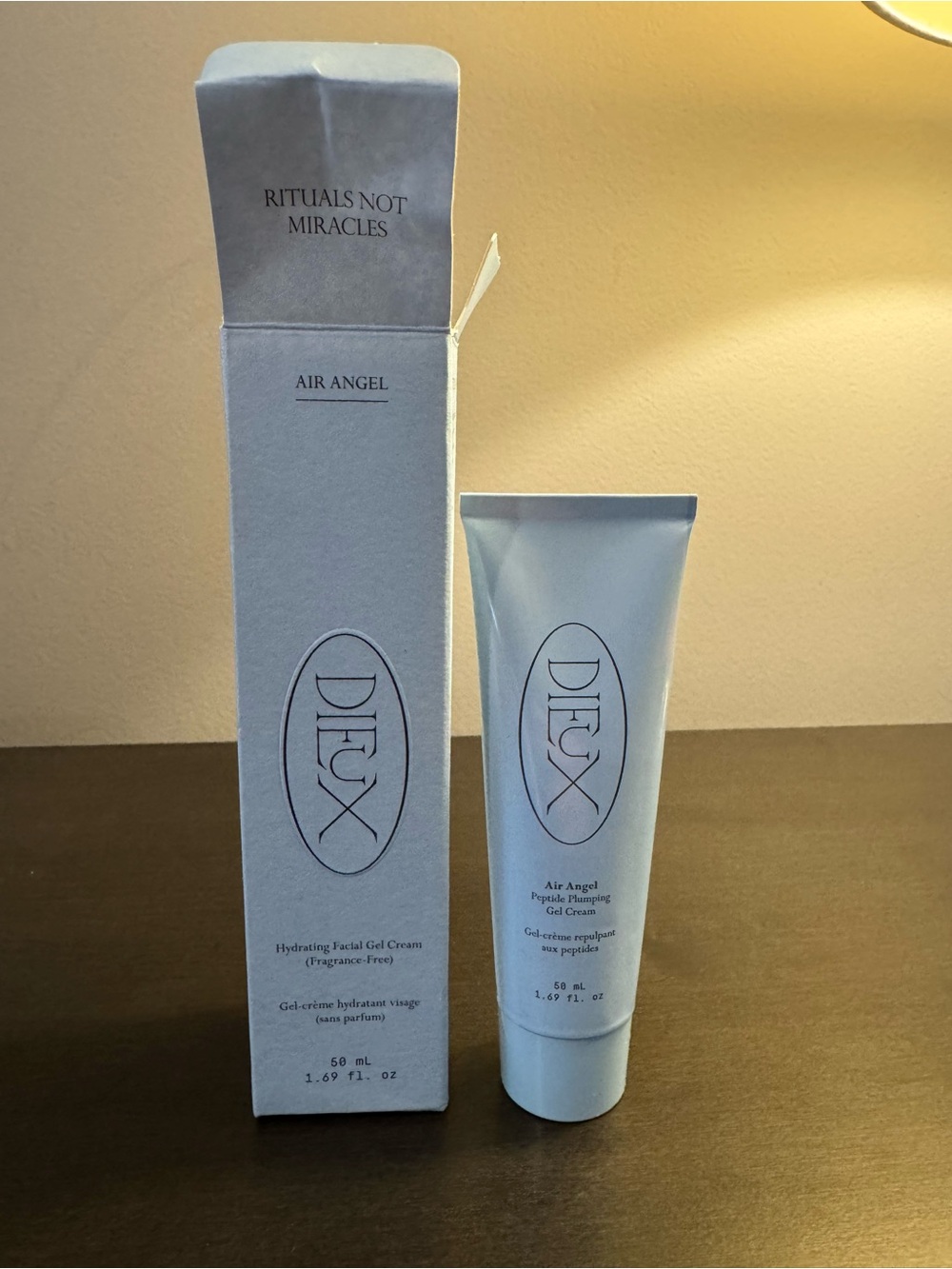Dieux Skin Air Angel Peptide Plumping Gel Cream 50 ml 1.7 oz Full Size NIB